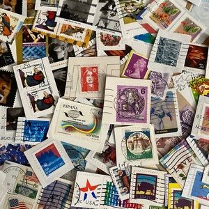 Cancelled stamps